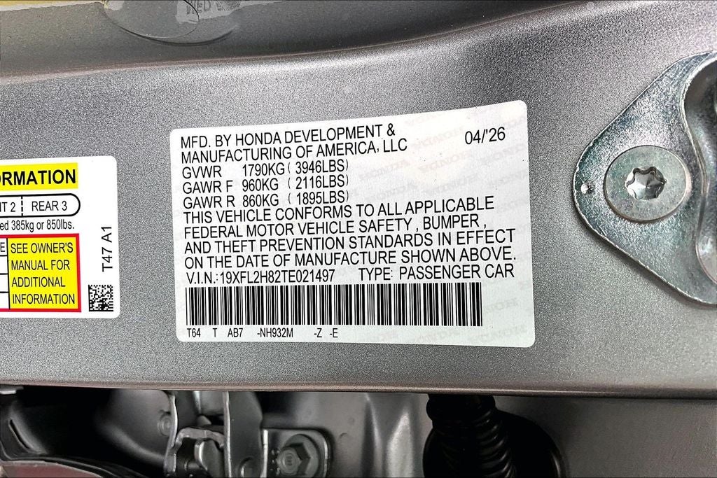 2026 Honda Civic Sport