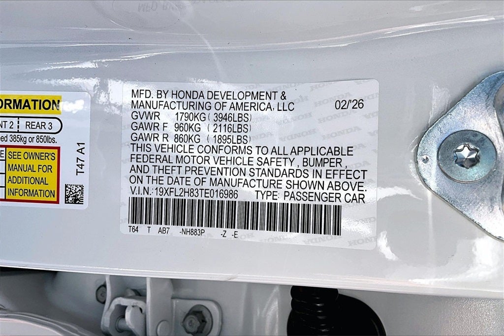 2026 Honda Civic Sport