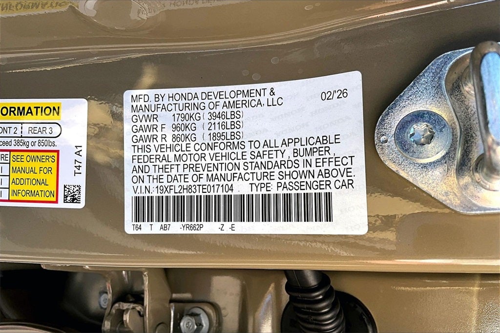 2026 Honda Civic Sport