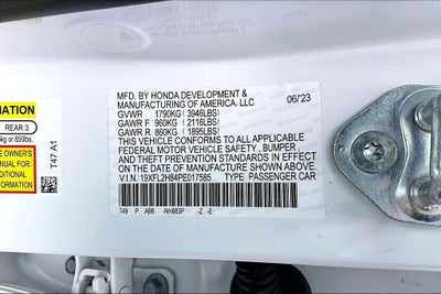 2023 Honda Civic Sport