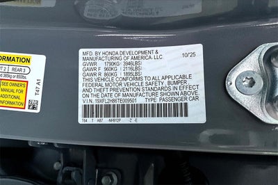 2026 Honda Civic Sport