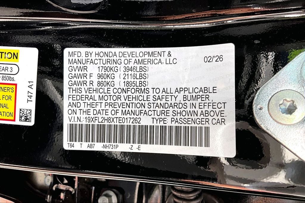 2026 Honda Civic Sport