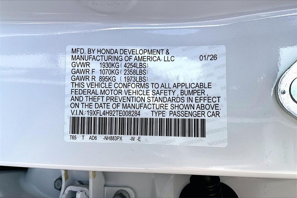 2026 Honda Civic Hybrid Sport Touring