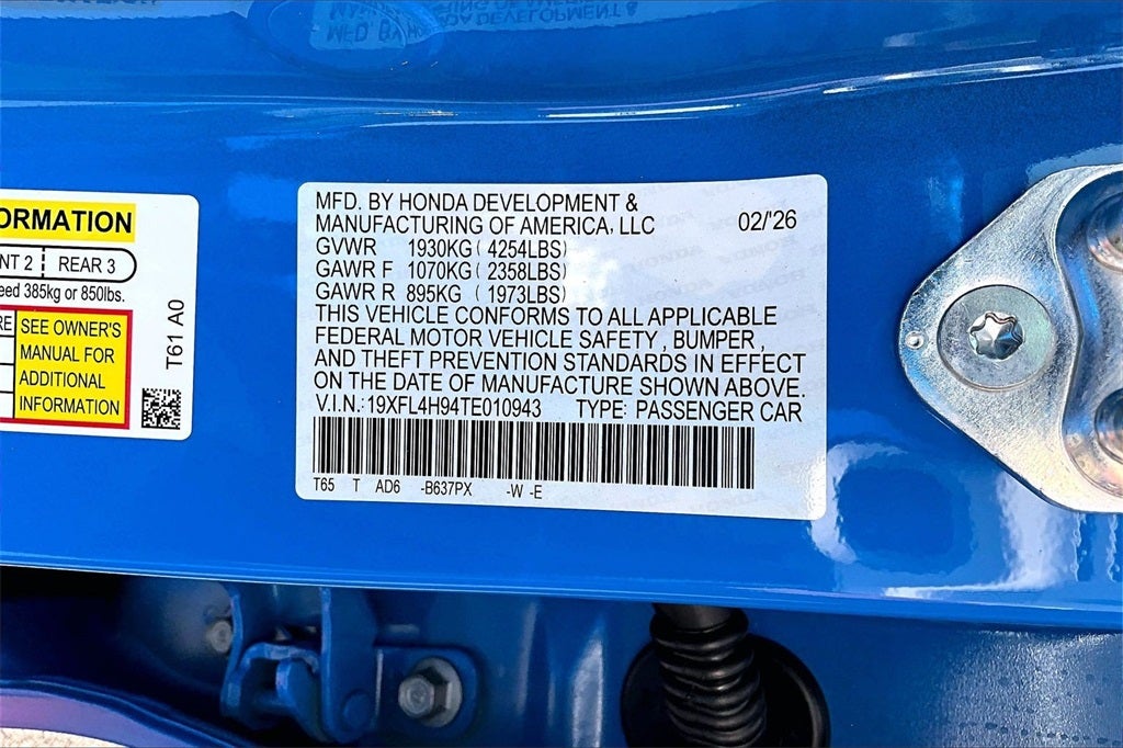 2026 Honda Civic Hybrid Sport Touring