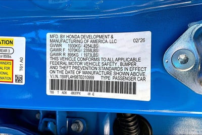 2026 Honda Civic Hybrid Sport Touring