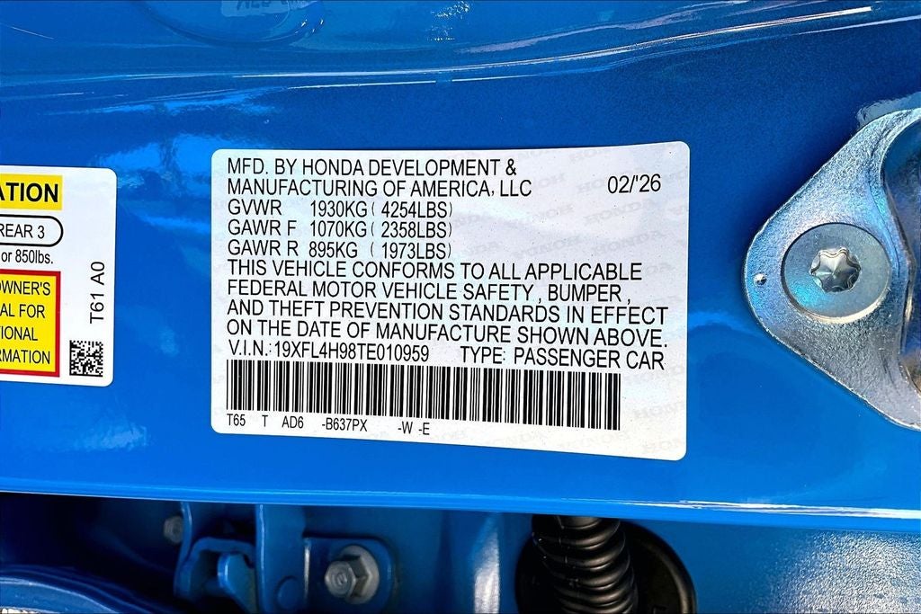 2026 Honda Civic Hybrid Sport Touring