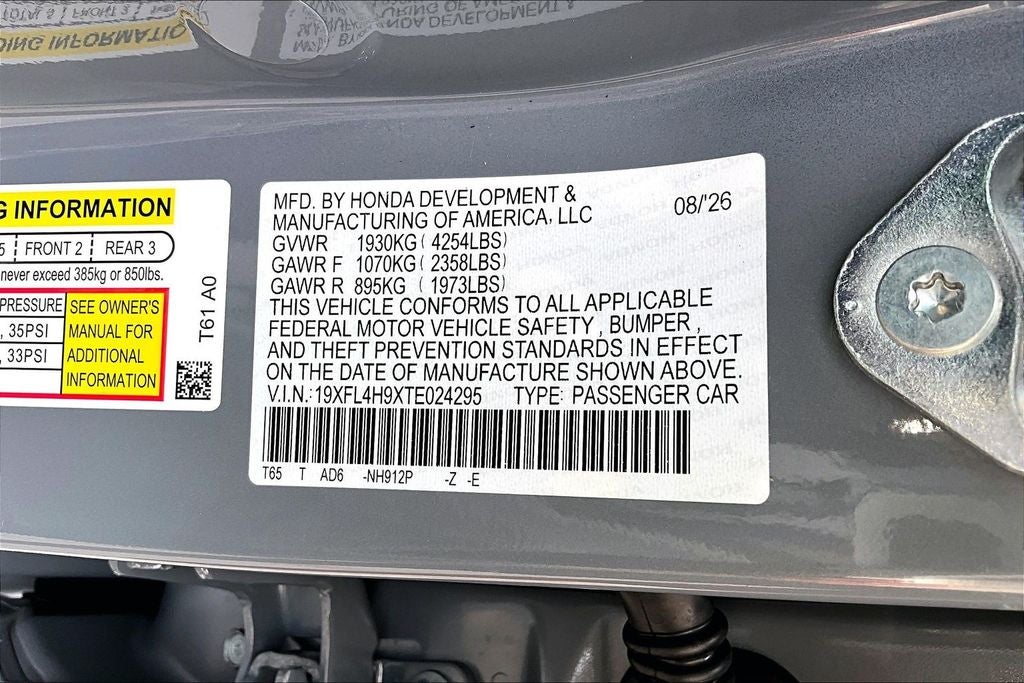 2026 Honda Civic Hybrid Sport Touring