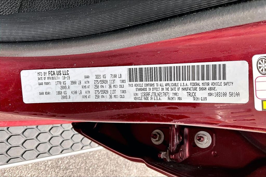 2020 RAM 1500 Laramie