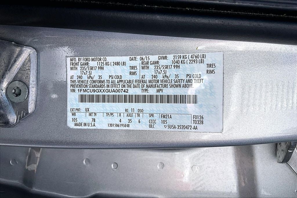 2016 Ford Escape SE