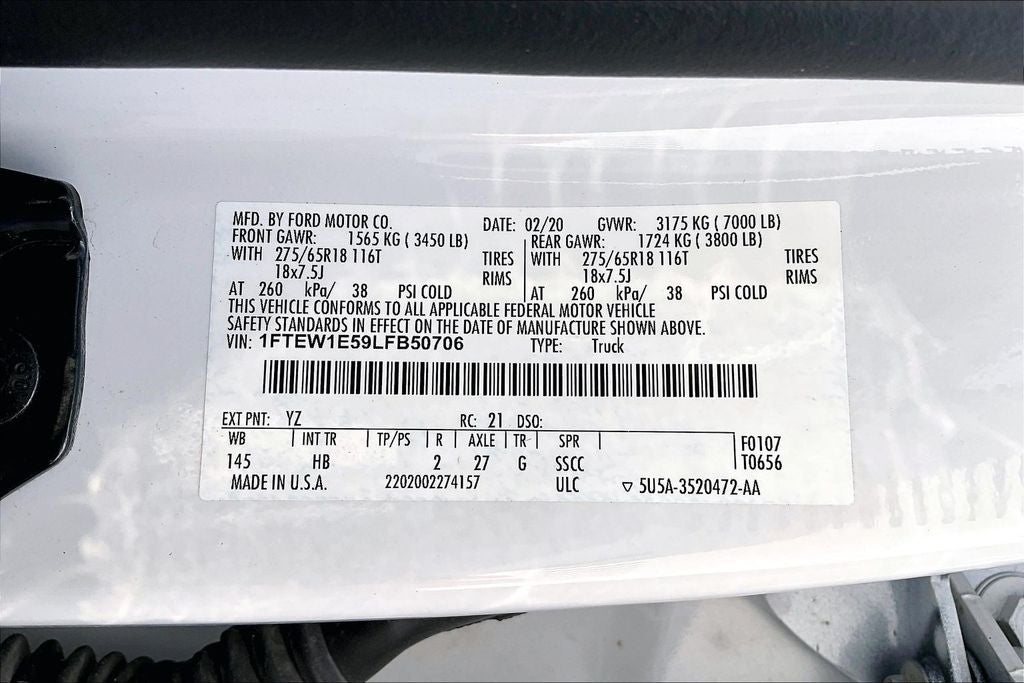 2020 Ford F-150 Lariat