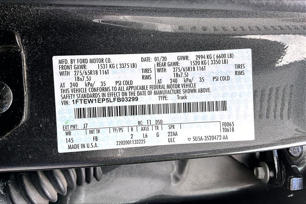 2020 Ford F-150 XLT