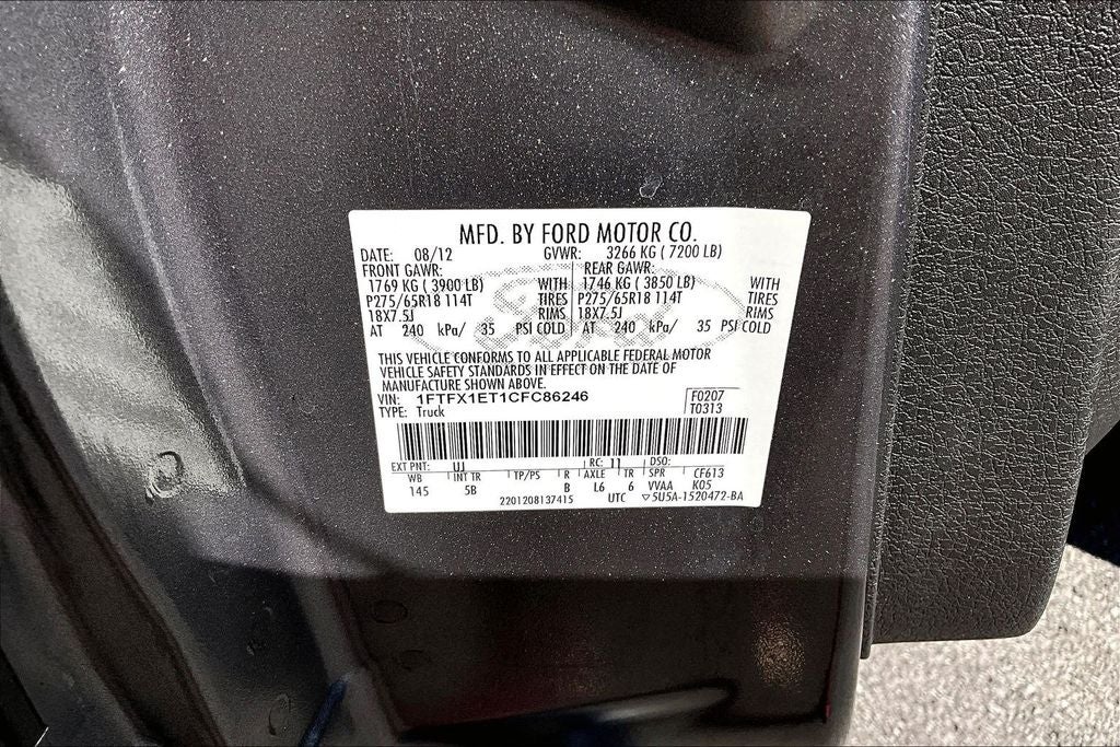 2012 Ford F-150 FX4