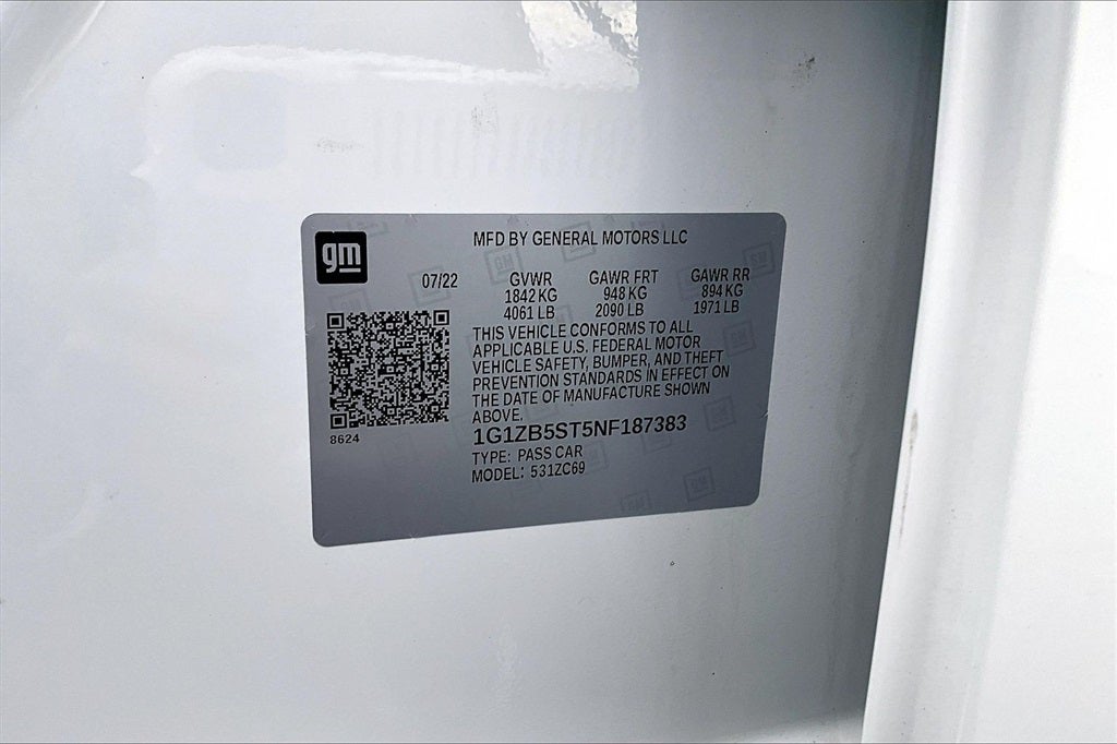 2022 Chevrolet Malibu LS 1LS