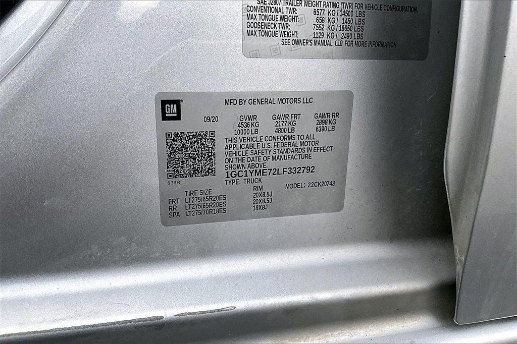 2020 Chevrolet Silverado 2500HD Custom