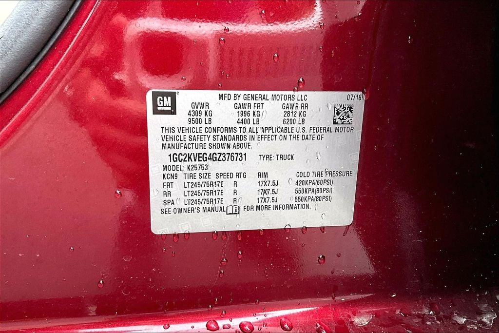 2016 Chevrolet Silverado 2500HD LT
