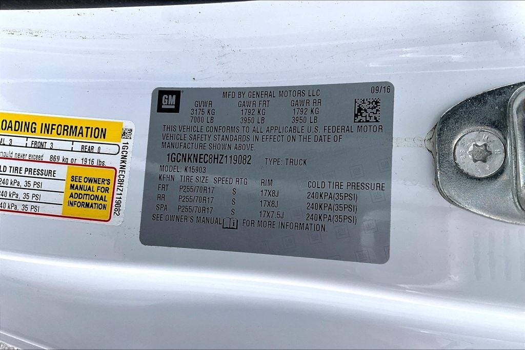 2017 Chevrolet Silverado 1500 WT