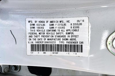 2017 Honda Accord Sport Special Edition