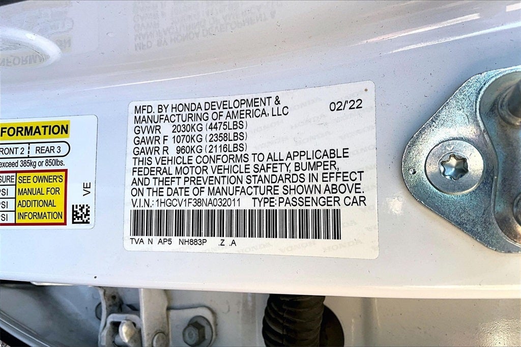 2022 Honda Accord Sport