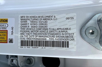 2025 Honda Accord LX