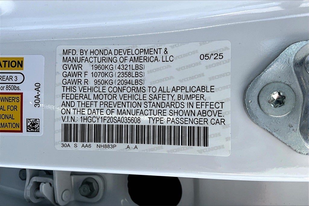 2025 Honda Accord LX