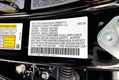 2026 Honda Accord LX