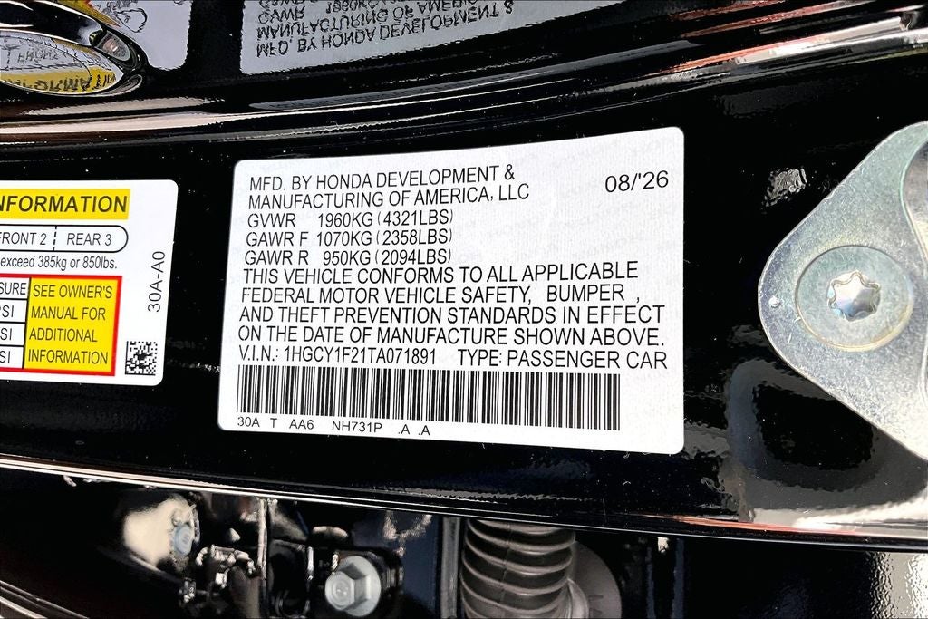 2026 Honda Accord LX