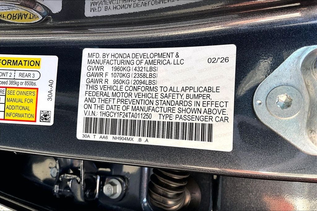 2026 Honda Accord LX