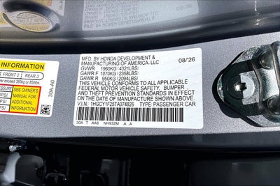 2026 Honda Accord LX