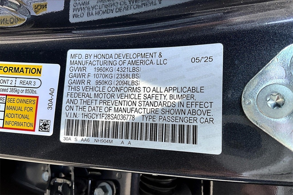 2025 Honda Accord LX