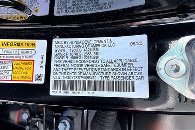 2023 Honda Accord EX