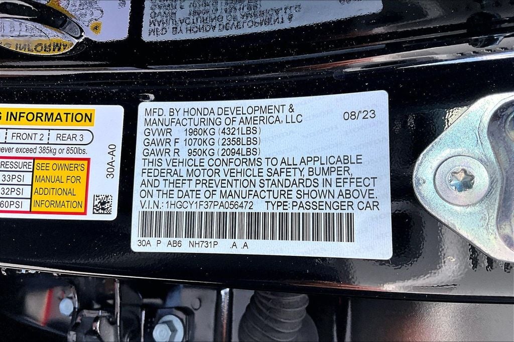 2023 Honda Accord EX