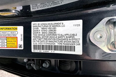 2024 Honda Accord EX