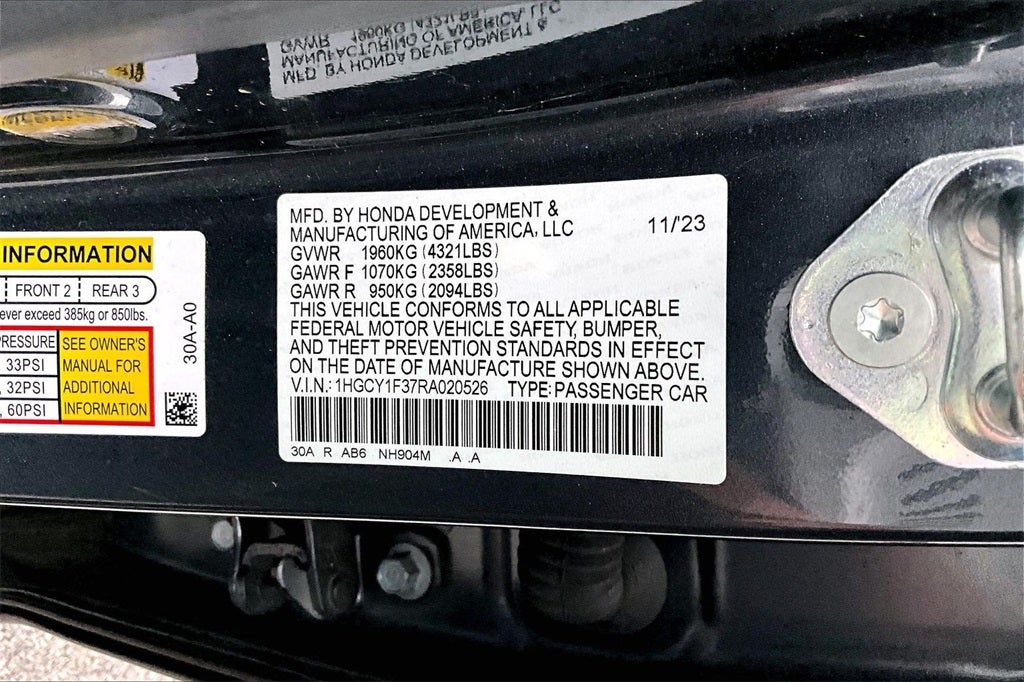 2024 Honda Accord EX