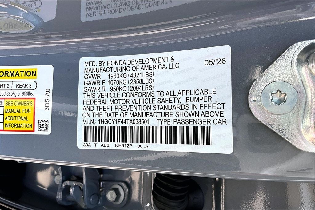 2026 Honda Accord SE