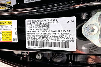 2026 Honda Accord SE