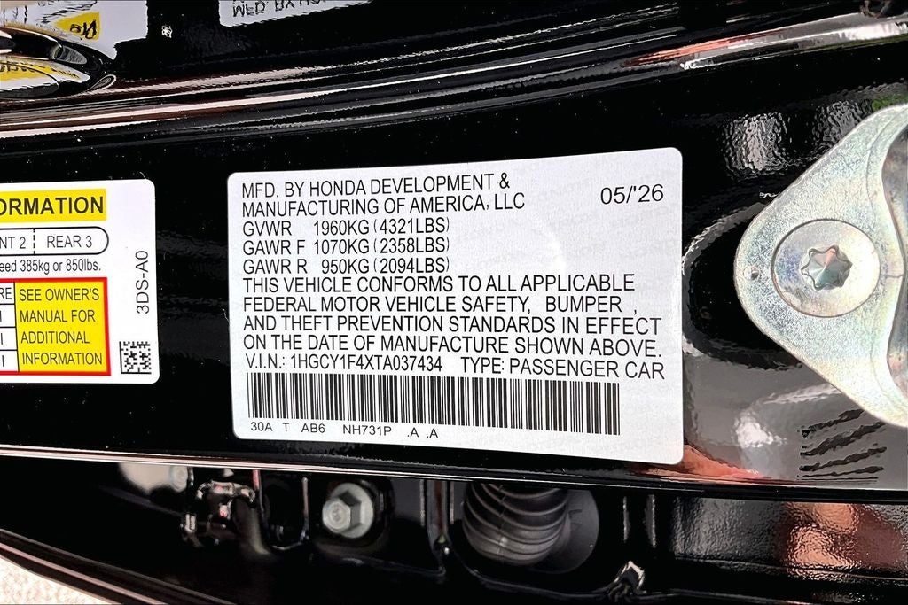 2026 Honda Accord SE