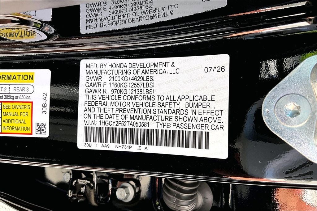 2026 Honda Accord Hybrid Sport
