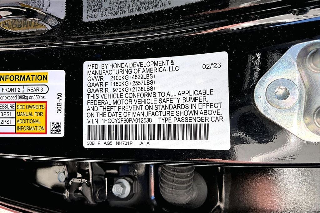 2023 Honda Accord Hybrid EX-L w/o BSI