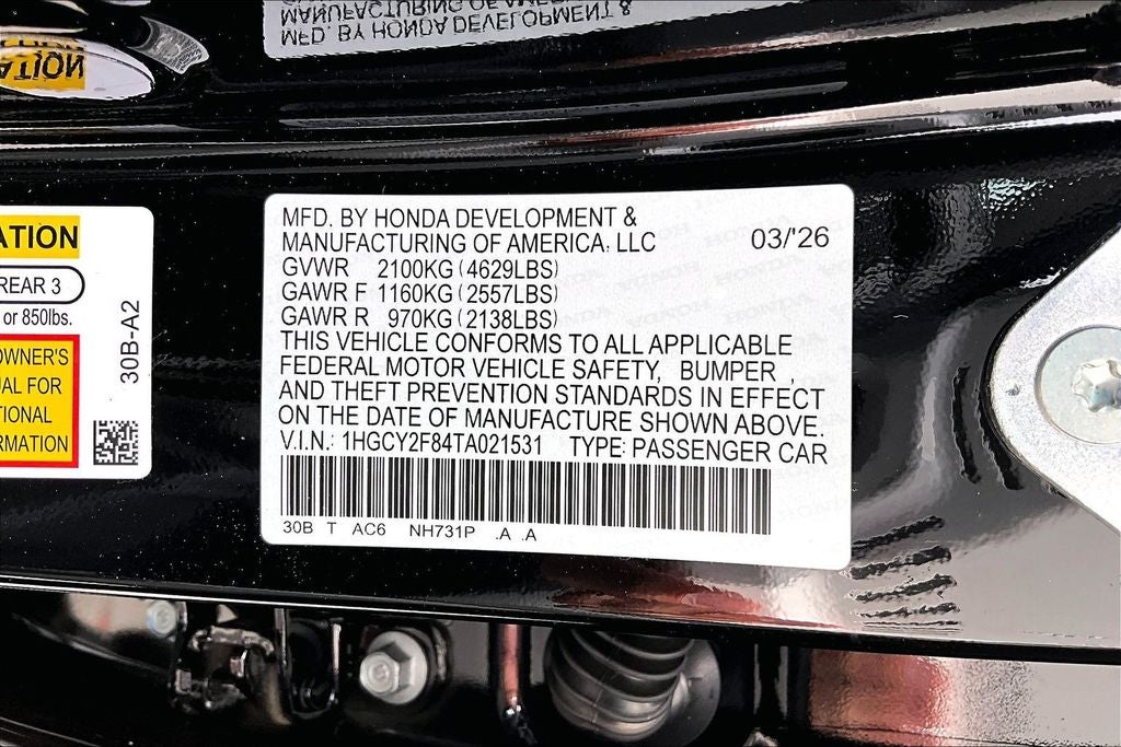 2026 Honda Accord Hybrid Touring
