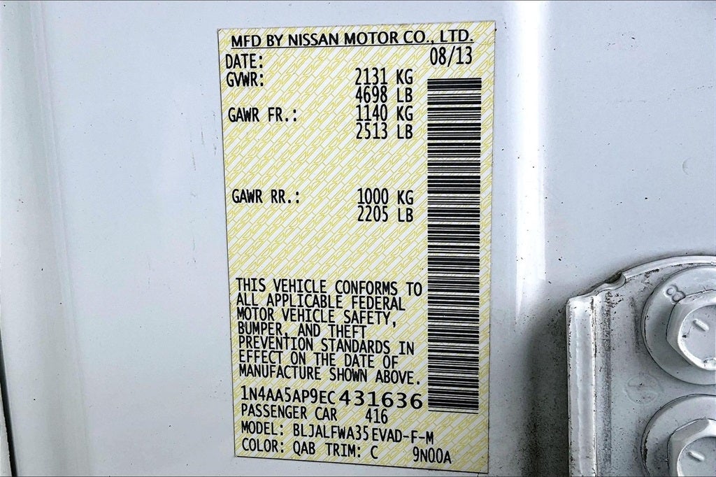 2014 Nissan Maxima 3.5 SV