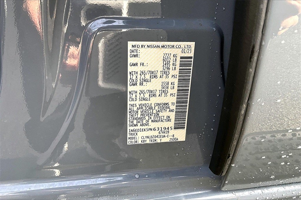 2023 Nissan Frontier PRO-4X