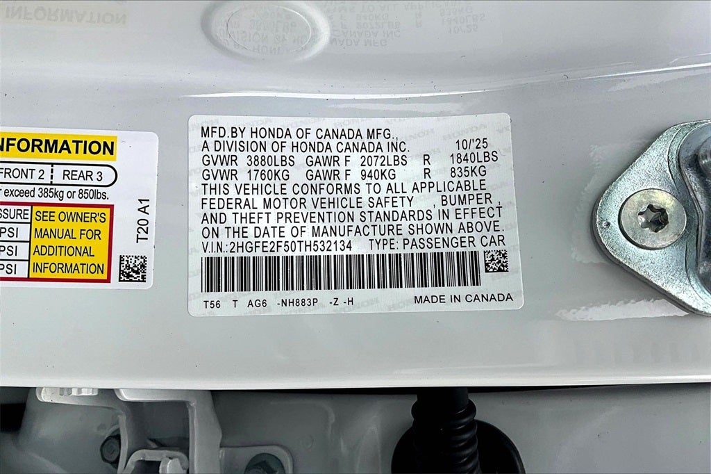 2026 Honda Civic Sport