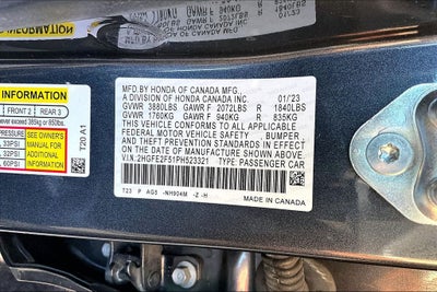 2023 Honda Civic Sport