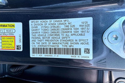 2026 Honda CR-V EX-L