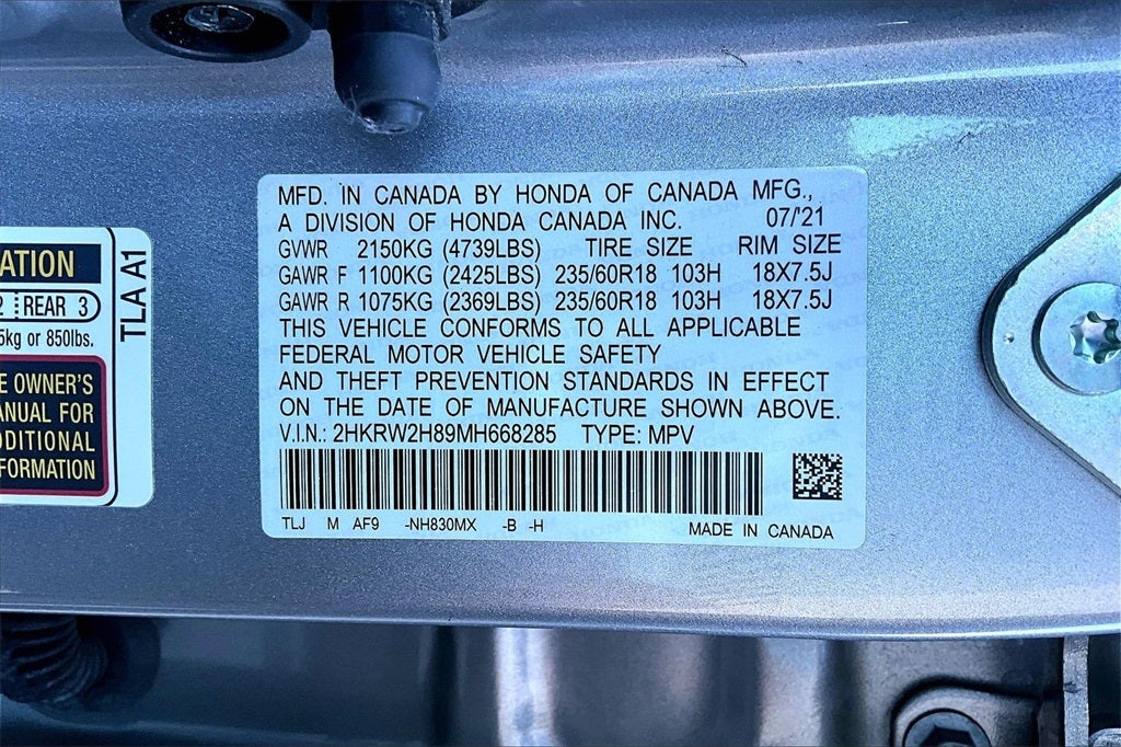 2021 Honda CR-V EX-L