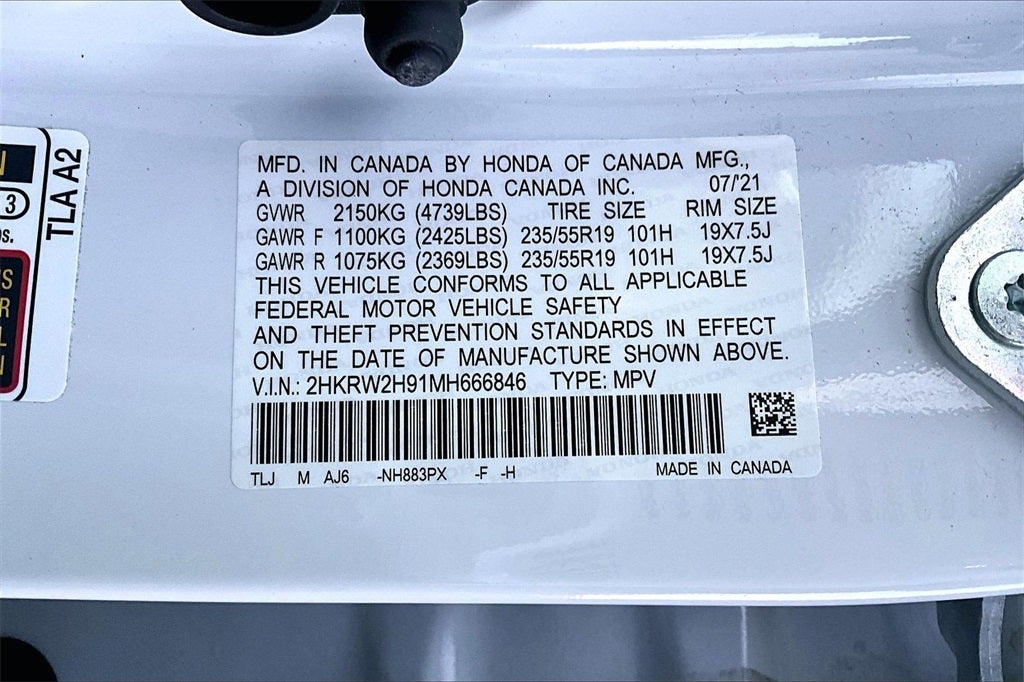 2021 Honda CR-V Touring