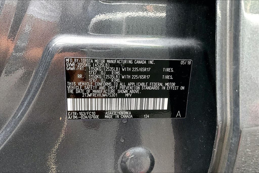 2018 Toyota RAV4 XLE
