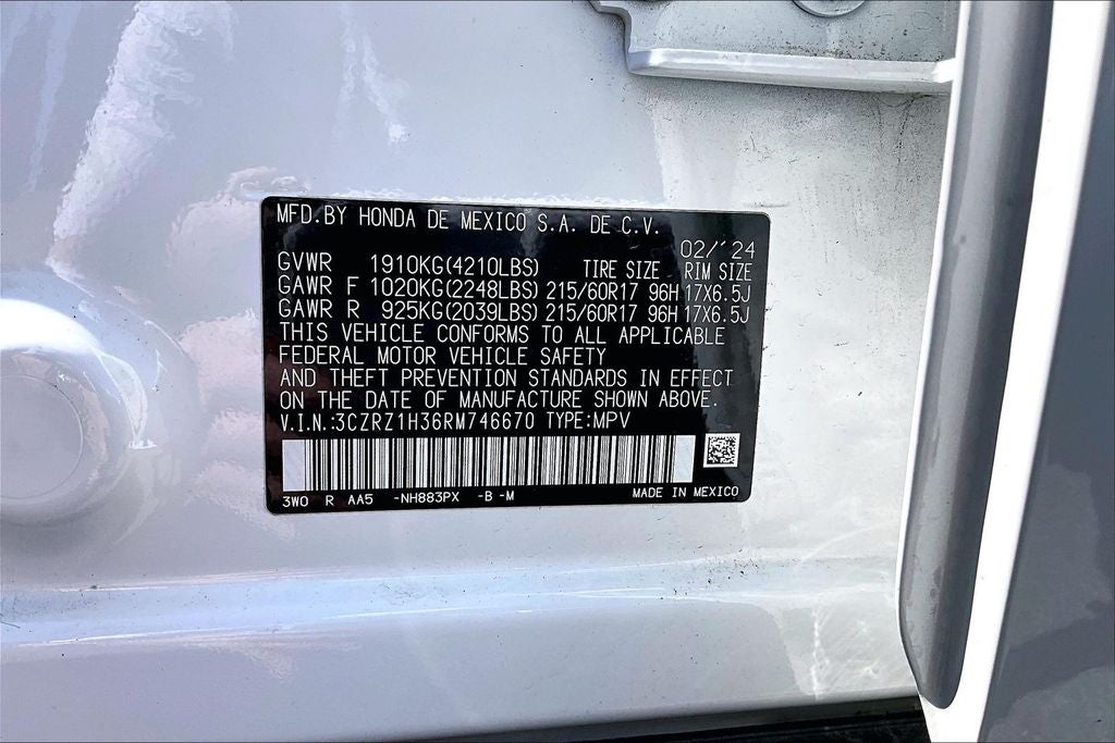 2024 Honda HR-V LX - Photo 33