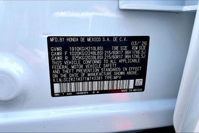 2026 Honda HR-V LX
