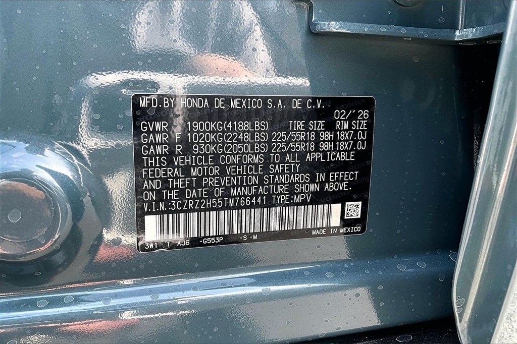 2026 Honda HR-V Sport